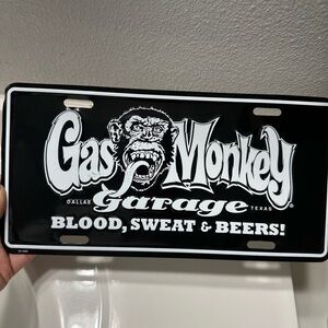 Gas Monkey Garage License Plate